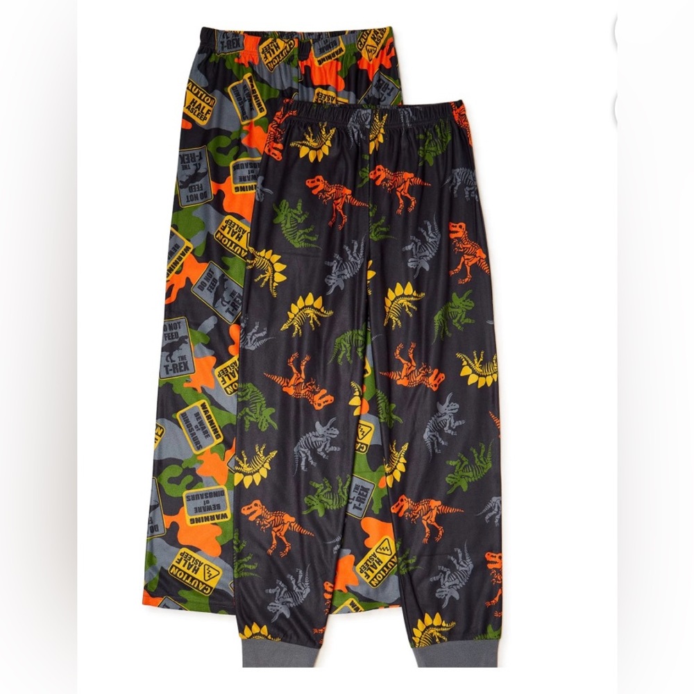 PJ & Me Boys 2 Pack Jogger & Lounge Style Pajama Pants 10/12